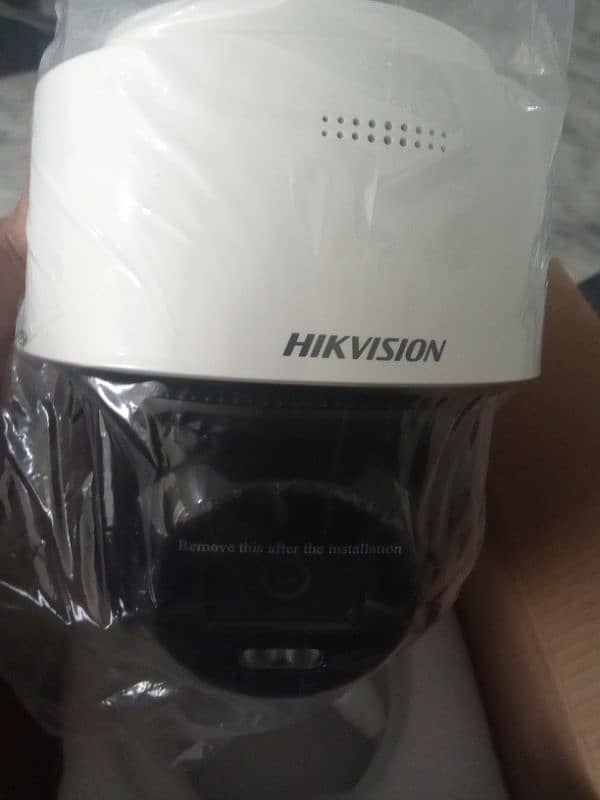 hikvision smart hybrid light ptz camera 4 mp with two way 0