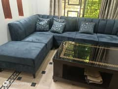Brand New 6 Seater L Shape Sofa with Table