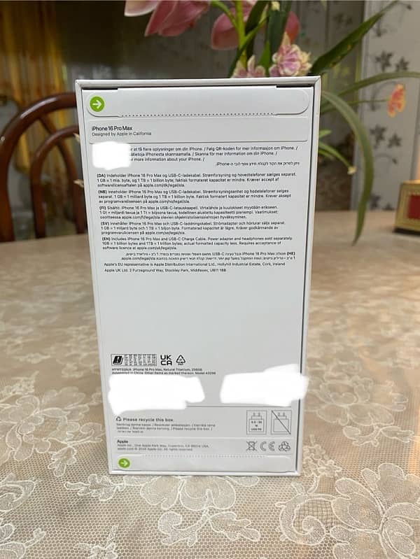 iPhone 16 Pro Max 256GB FU Non-PTA | Box Pack | Excellent Condition 1