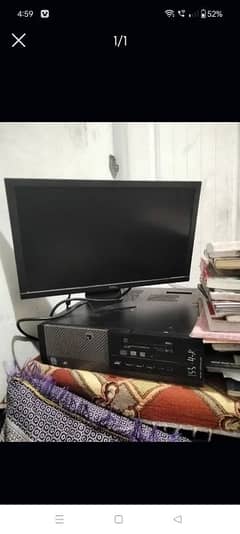 core i3 PC and DELL LCD