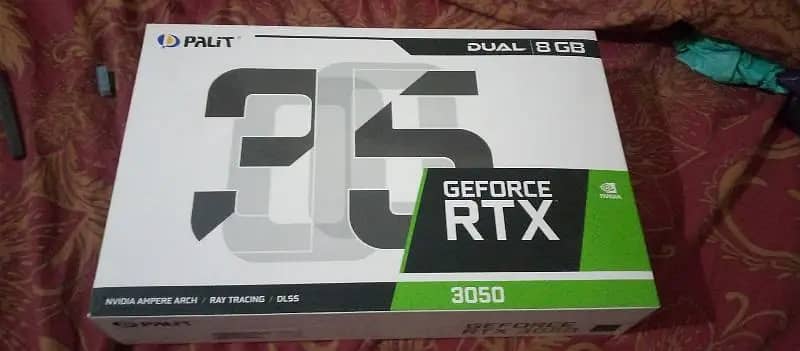 rtx 3050 8gb gddr6 gtx new with box 7