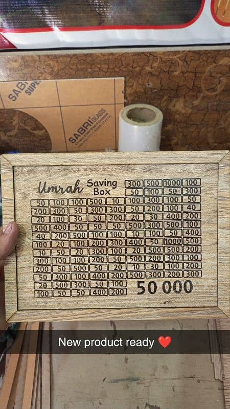 CUSTOMIZE NAME SAVING BOX 0
