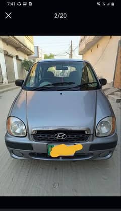 Hyundai Santro 2006 urgent sale need money rate almost fnf hai