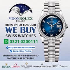Get Cash / Rolex Cartier Omega Hublot Chopard Breitling Rado Tag Heuer