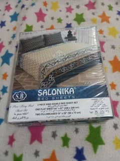 DOUBLE BED SHEET NEW CONDITION