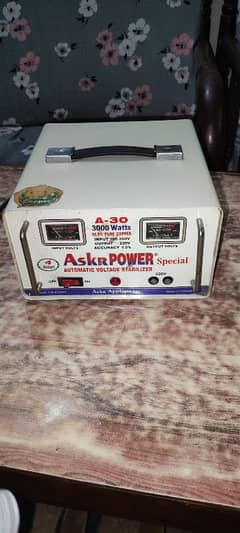 Stabilizer 3000 watt A-30 automatic