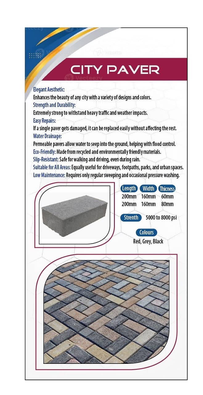 Tuff Tile / Paver / Kerb Block / Tile / Solid Block / Concrete Tiles 19