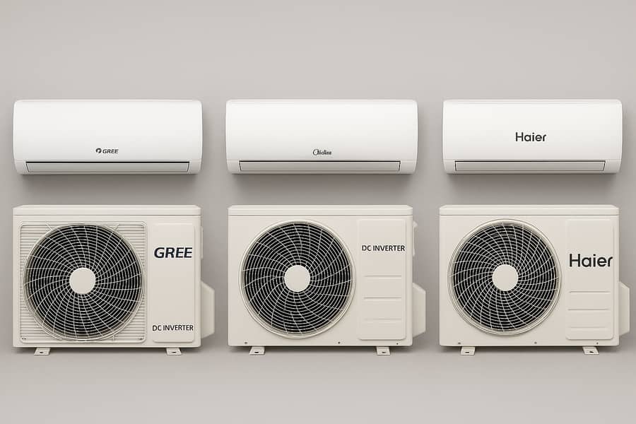 Gree, Haier & Mide 1 & 1.5 Ton DC Inverter Are Available With Warranty 0