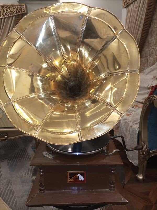 Antique Gramophone HMV imported from UK. Video Available on Whatsapp 0