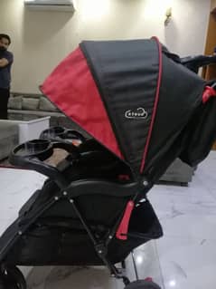 Baby pram for twin babies