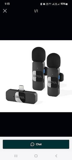 boya mic v20 v2 iPhone used only