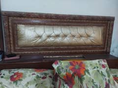 Bed and dressing wood made and good condition for sale