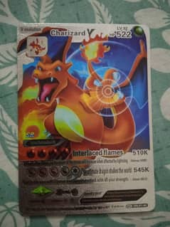 silver Pokémon charizard full new