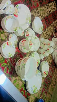 72 pices dinner set with tea set
