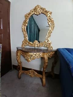sheesham wood console jharonka new sale as use item,4 feet,wide,table