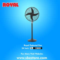 Royal Pedestal Fan 24 Inch