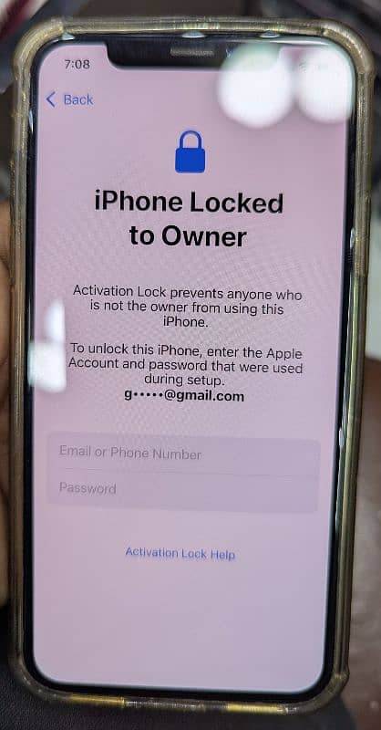 I phone Xs 64GB Memory i cloud lock 3