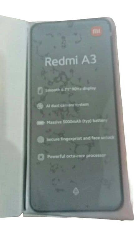 Urgent Sale  Redmi A3 , and The Mobile has only been in use for 5 days 7