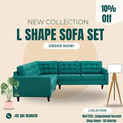 Sofa set | L Shape sofa | 6 Seater sofa | Wooden sofa | Sofa cum bed