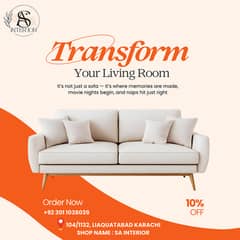 2 Seater sofa | Sofa set | L Shape sofa | Wooden sofa | Sofa cum bed