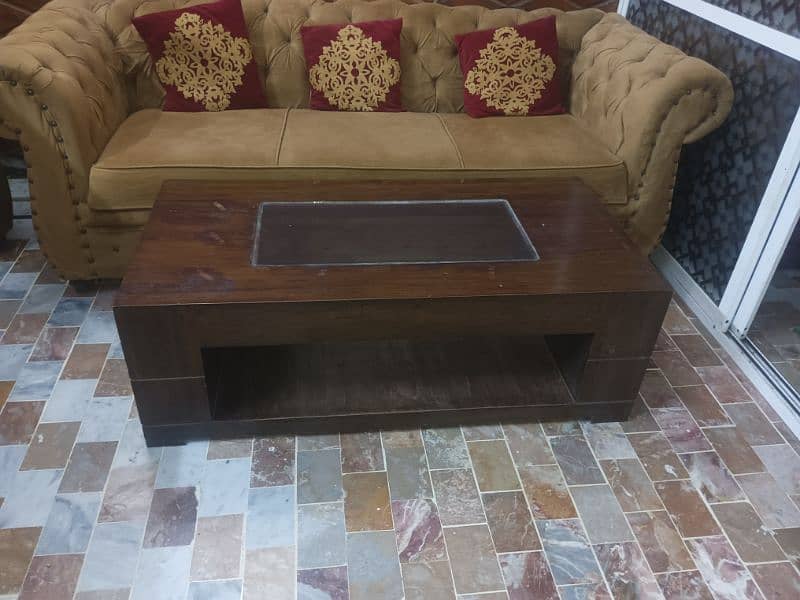center table with 2 side tables 2
