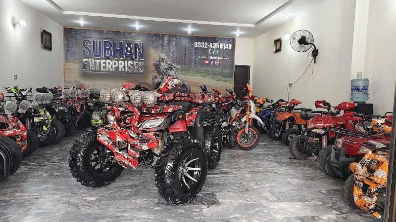 Monster 250cc Auto Engine Atv Quad 4 Wheels Bikes Delivery In All Pak 0