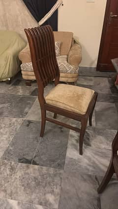 Dinning table with 6 chairs