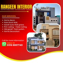 Paint work | Polish | Deco | Look | CEILING | Rock wall