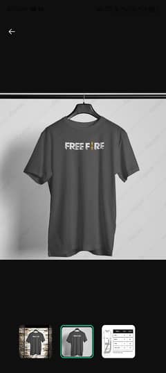 men's cotton jersey round neck printed T. shirt 1 pc in gery