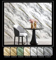 Wallpaper | Window Blinds | Gypsum Ceiling | Vinyl and Wooden Flooring