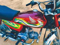 Honda CD70 2023 All Punjab Number Lush Condition