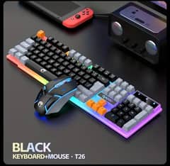 Raiku Gaming Keyboard and Mouse Set (Box Pack)