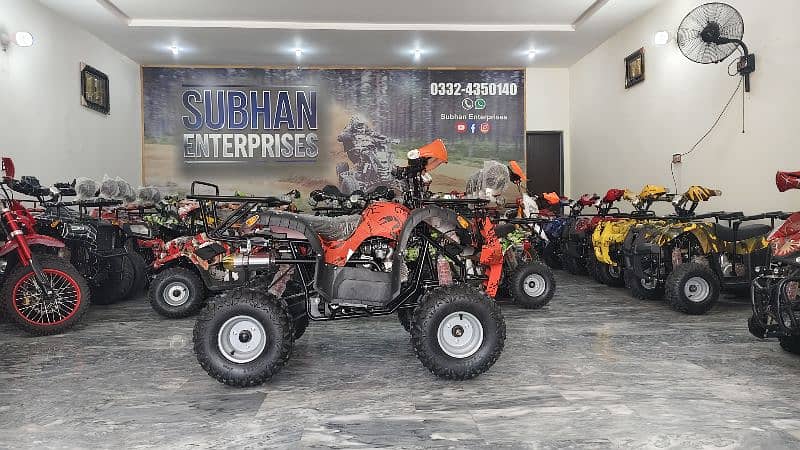 125cc Best for Hunting Atv Quad 4 Wheel Bikes Delivery In All Pakistan 1