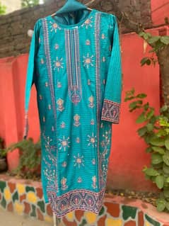 Lawn suit by Maheen collection's