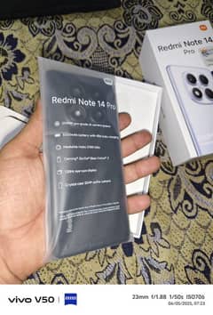 Redmi note 14 pro. . 256 rom 8gb ram