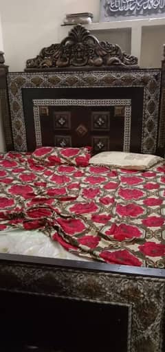 double Bed with sofa+safe almari+2table+singhar