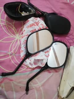mirrors ybr ybz yb 125 Yamaha bike untouched zero meter