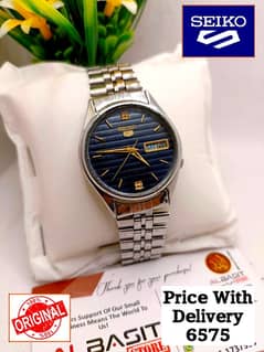 Seiko 5 CITIZENS ORIENT AUTOMATIC MEN WRIST WATCH 03161737353