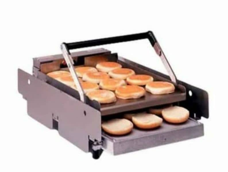 commercial burger bun toaster for call (03010013771) 0