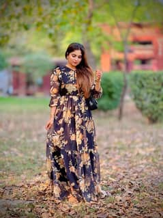 Floral Printed Frock