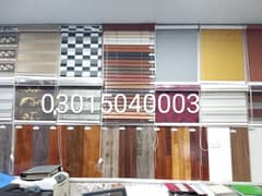 Window blinds/Wallpaper/Wood floor/Pvc floor