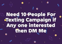 Online Texting Compaign