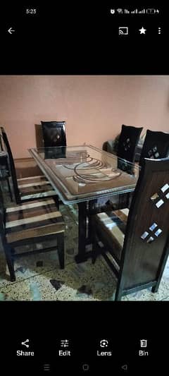 6 chair dining table