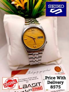 Seiko 5 CITIZENS ORIENT AUTOMATIC MEN WRIST WATCH 03161737353