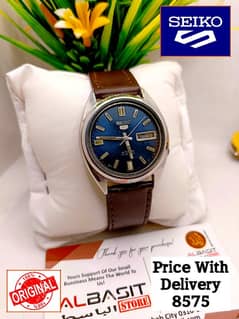 Seiko 5 CITIZENS ORIENT AUTOMATIC MEN WRIST WATCH 03161737353