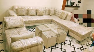 L shape Sofa Set