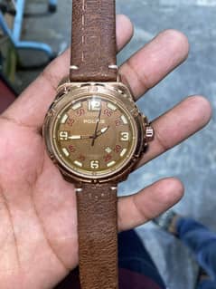 Imported Stylish POLICE Men’s Watch - Premium Look | Leather Strap