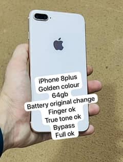 golden colour 64 gb 8 plus contact only wattsap 03119473469