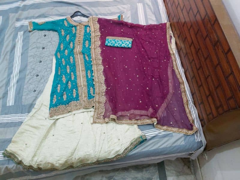 Heavy Embroidery Pure Chiffon Suit & Dupatta 2