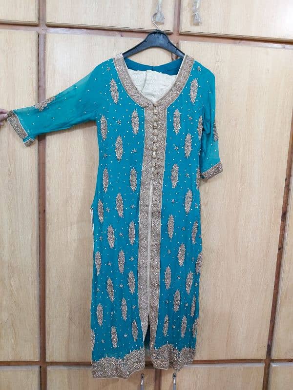Heavy Embroidery Pure Chiffon Suit & Dupatta 5